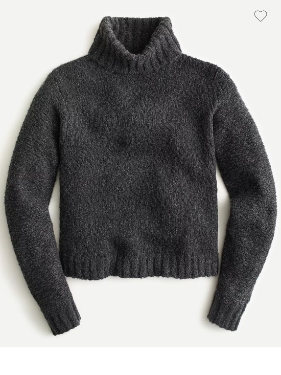 J. Crew Sweaters - J. Crew Swingy alpaca-blend turtleneck sweater Gray XS